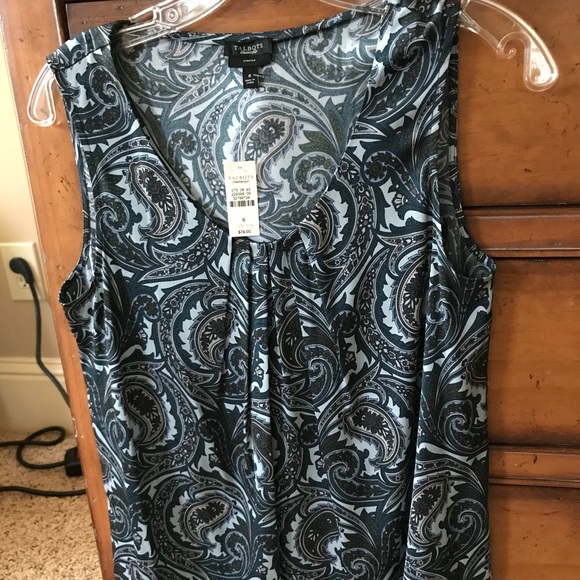 Talbots silk top size 6 - Picture 1 of 3